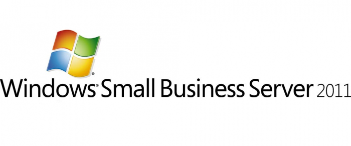 Logo mit Schriftzug von Microsoft Small Business Server