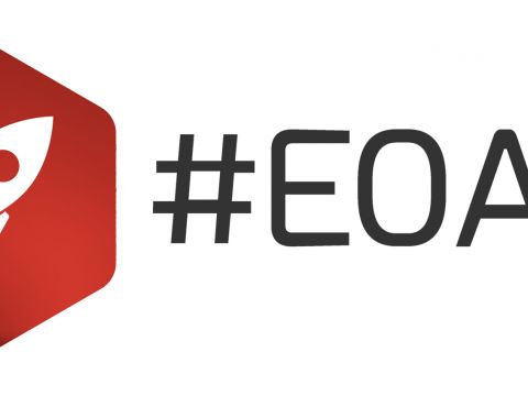 EOA Logo mit Hashtag "EOA16"