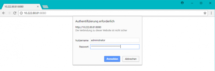 Windows Device Portal Authentifizierung