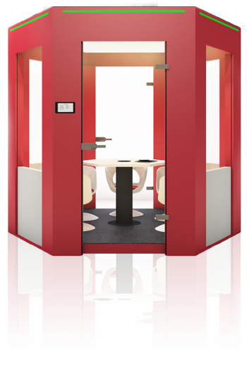 HXA Cube in Farbe rot